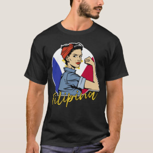 T-shirt Fierté Philippine Pinay Femme Girfriend Philippin