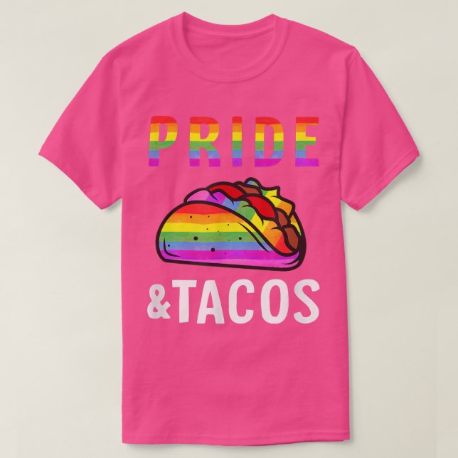 T-shirt Fierté Pizza Lgbt Lgbtq Gay pride Rainbow Flag (Design devant)