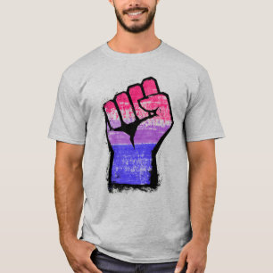 T-Shirt Fierté Poing Bisexuel