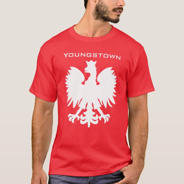 T-shirt Fierté polonaise de Youngstown (Devant)