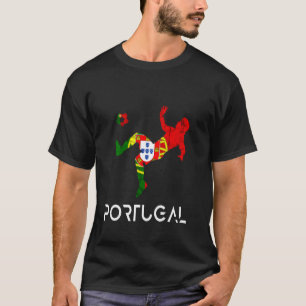 T-shirt Fierté portugaise de football de soccer portugais