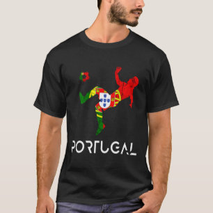 T-shirt Fierté portugaise de football de soccer portugais