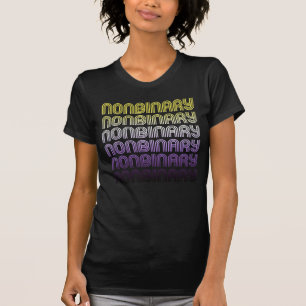 T-shirt Fierté Rétro Non Binaire