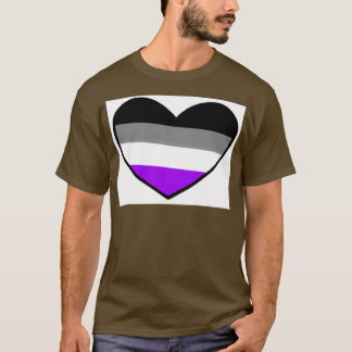 T-shirt Fierté sexuelle coeur LGBT