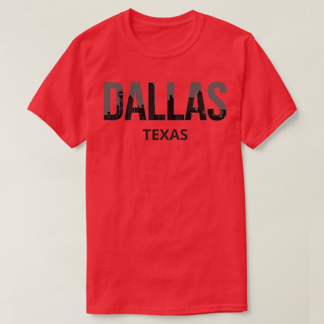 T-shirt Fierté Skyline I de Dallas Texas (Design devant)