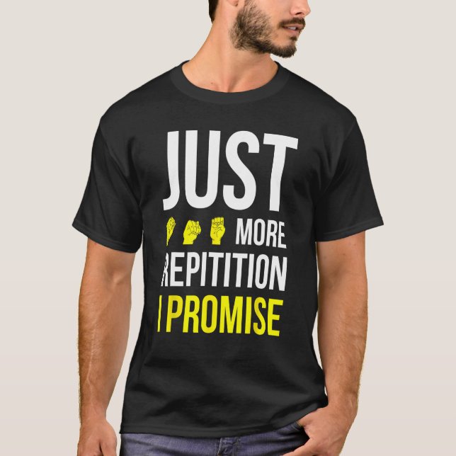 T-shirt Fierté sourde ASL Geste de la main de l'aide à l'a (Devant)