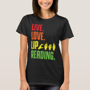 T-shirt Fierté Sourde ASL Langue Des Signes Juste Un Repet