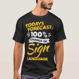 T-shirt Fierté Sourde Sensibilisation Et Asl