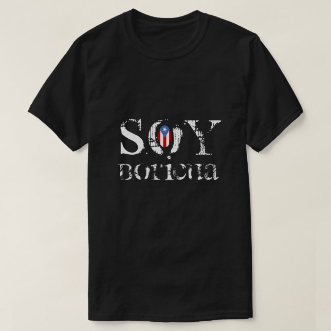 T-shirt Fierté Soy Boricua (Design devant)