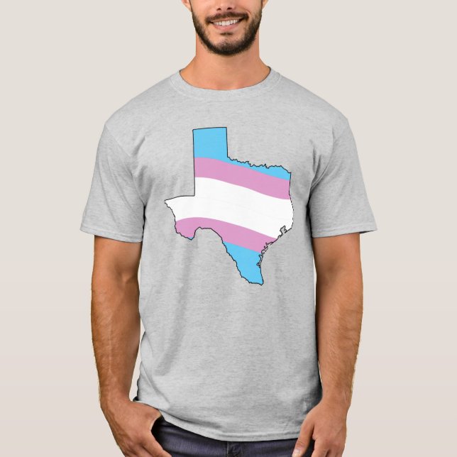 T-shirt Fierté trans du Texas (Devant)