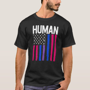 T-shirt Fierté transgenre humaine Drapeau trans Ally Fière