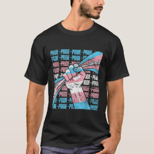 T-shirt Fierté transgenre LGBTQ Premier drapeau trans Égal