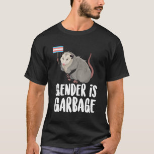 T-shirt Fierté Transgenre Opossum Drôle Le Genre C'est de