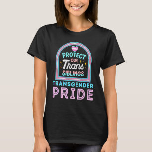 T-shirt Fierté Transgenre Protégez Nos Frères Trans Lgbtq