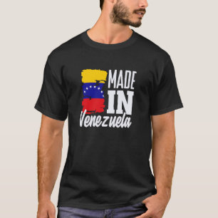 T-shirt Fierté vénézuélienne Fabriqué au Venezuela Drapeau