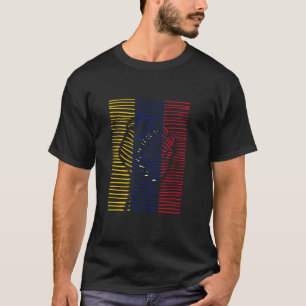 T-shirt Fierté vénézuélienne Racines vénézuéliennes Poing