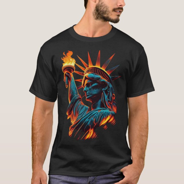 T-shirt Fiery Liberty (Devant)