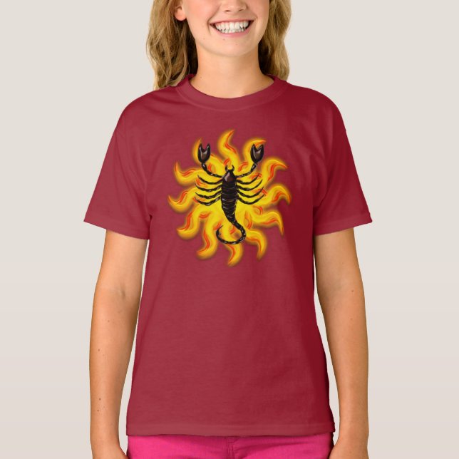 T-shirt Fiery Scorpio (Devant)