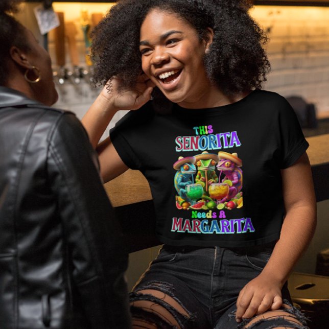 T-shirt Fiesta Caliente senorita a besoin de margarita (Créateur téléchargé)