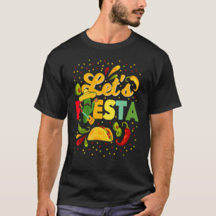 T-shirt Fiesta Cinco De Mayo Camisa Mexicana Hombre