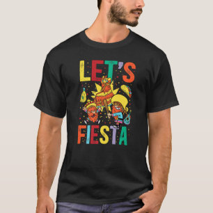 T-shirt Fiesta Cinco De Mayo Camisa Mexicana Hombre