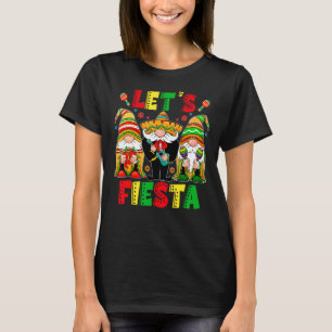 T-shirt Fiesta Cinco De Mayo Gnomes Latin Mexique Pa