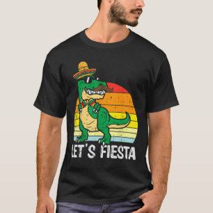 T-shirt Fiesta Dino Mexicain Trex Cinco De Mayo Toddl