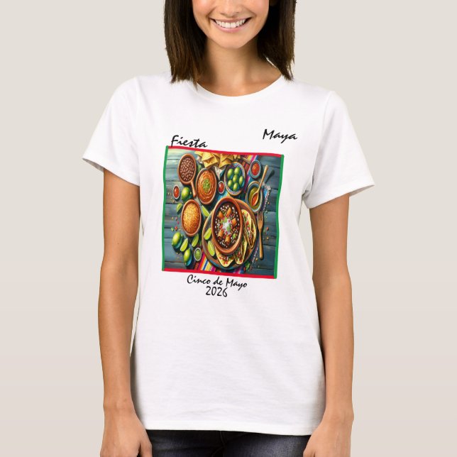 T-shirt "Fiesta" personnalisable (Devant)