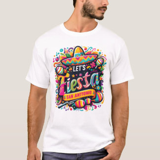 T-shirt Fiesta San Antonio Texas Cinco De Mayo Lets Fiesta