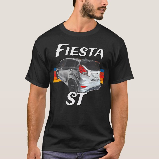 T-shirt Fiesta St Hot Hatch Turbo Hatchback (Devant)