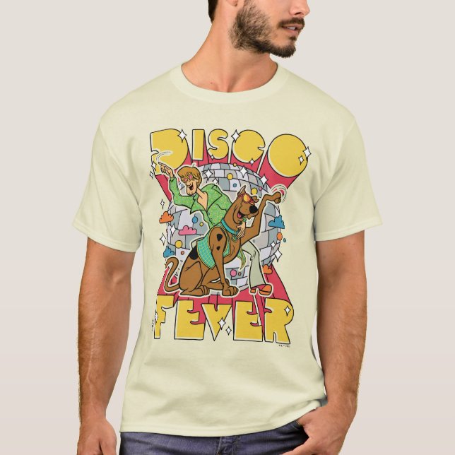 T-shirt Fièvre de Disco avec Scooby et Shaggy (Devant)