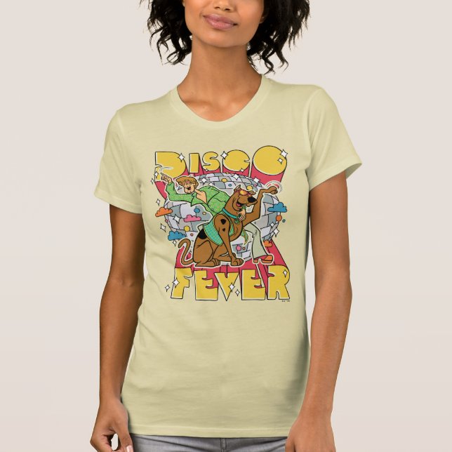 T-shirt Fièvre de Disco avec Scooby et Shaggy (Devant)