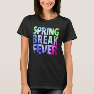 T-shirt Fièvre de vacances de printemps de groupe assorti