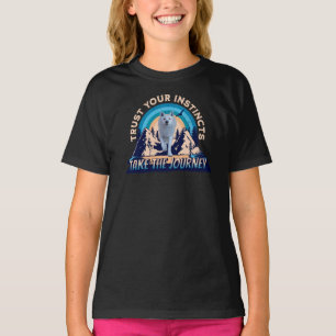 T-shirt Fiez-vous à vos instincts Aventure du loup arctiqu