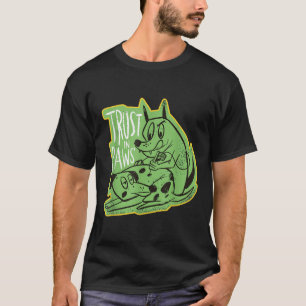 T-shirt Fiez-vous aux Pattes - Deux chiens se faisant tato
