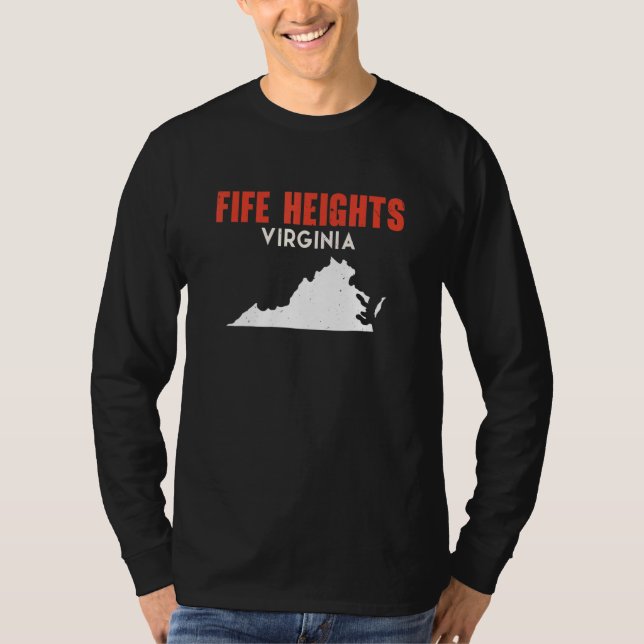 T-shirt Fife Heights Washington USA State America Travel W (Devant)