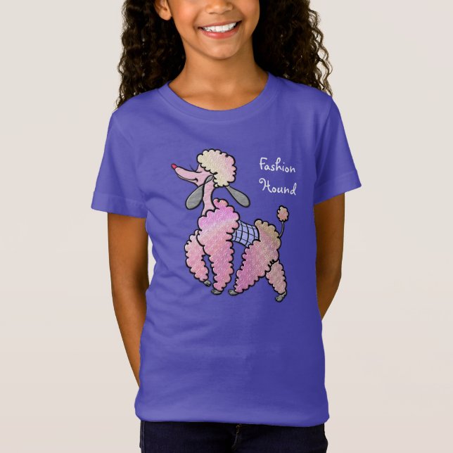T-Shirt Fifi Poodle - French Fashion Hound Personnalisé (Devant)