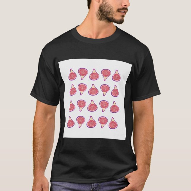 T-shirt Fig Fruit Dessin Cuisine Nook Imprimer Décor Cadea (Devant)