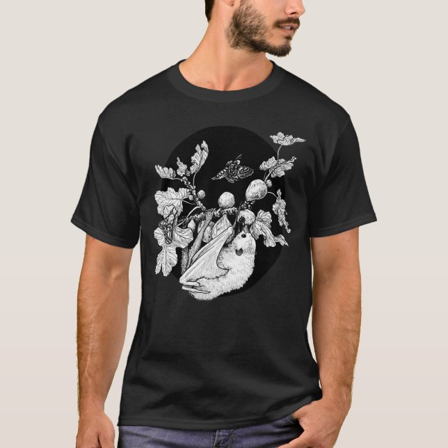 T-shirt Fig Tree Et Fruit Bat (Devant)