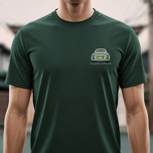 T-shirt Figarations Emerald Green Figaro Nom du pilote