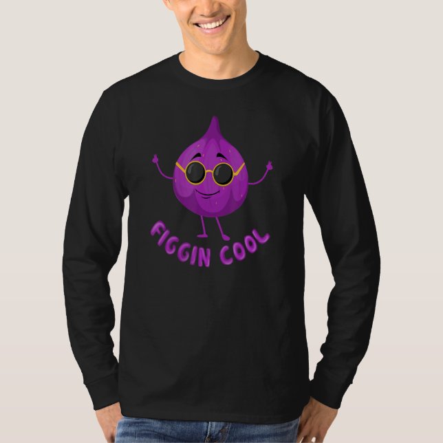 T-shirt Figgin Cool Ginger Pun plaisanteries Figgin Cool F (Devant)