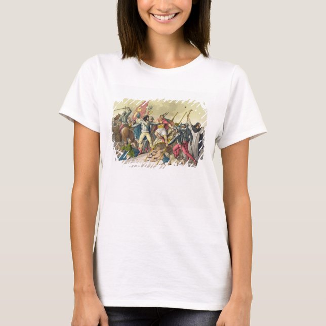 T-shirt Fight Between Local Indians and Conquistadors (col (Devant)