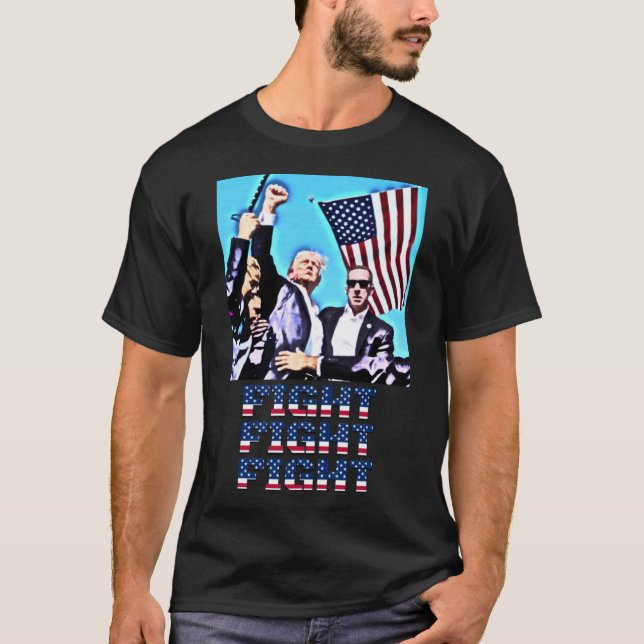T-shirt Fight Fight Rally Fist Pump (Devant)