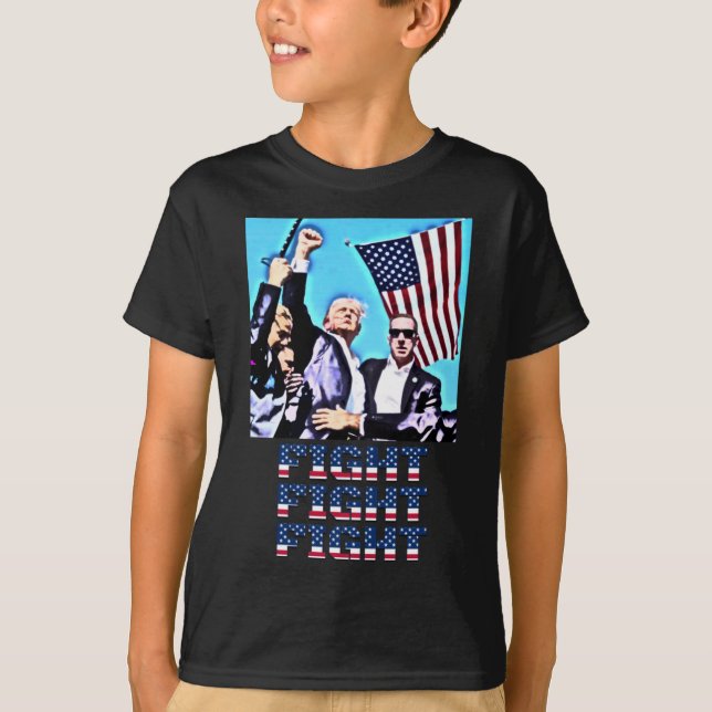 T-shirt Fight Fight Rally Fist Pump (Devant)