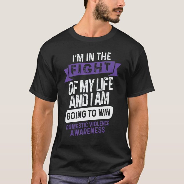 T-shirt Fight to Win Domestic Violence Awareness Supporter (Devant)