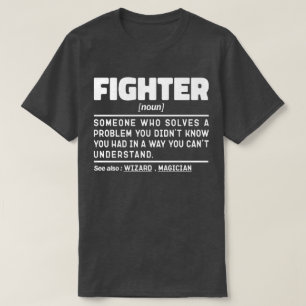 T-shirt Fighter Noun Définition Fighter Instructor Sports