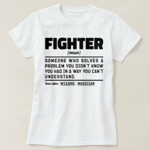 T-shirt Fighter Noun Définition Fighter Instructor Sports