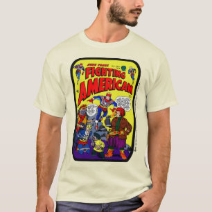 T-shirt Fighting American des années 1950