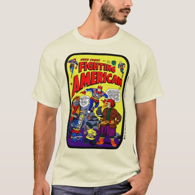 T-shirt Fighting American des années 1950 (Devant)