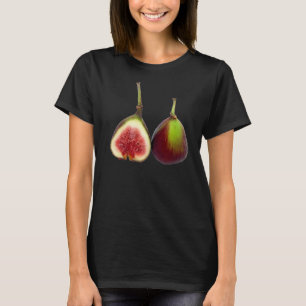 T-shirt Figues fraîches végétales véganes végétariennes à